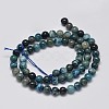 Round Natural Apatite Beads Strands G-K068-02-6mm-2