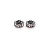 Iron Rhinestone Spacer Beads RB-A007-6MM-B-2