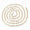 PVD Vacuum Plating 304 Stainless Steel Paperclip Chains CHS-S006-JN957-2-2