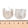 Brass Stud Earrings EJEW-P346-03P-5
