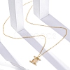 925 Sterling Silver Colorful Cubic Zirconia Constellation Pendant Cable Chain Necklaces for Women STER-R009-01G-04-2