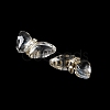 Plating Transparent Acrylic Beads OACR-G016-12-4