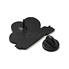Skull with Heart Halloween Enamel Pin JEWB-G014-D03-3
