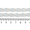 Electroplate Imitation Jade Glass Beads Strands EGLA-N013-J6mm-D02-4