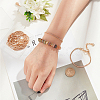 8Pcs Brass Round Snake Chain Bracelet for Men Women BJEW-PH0004-28-4