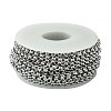 Tarnish Resistant 304 Stainless Steel Rolo Chains STAS-M032-42P-3.8mm-3