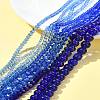 Electroplate Glass Beads Strands EGLA-FS0001-42D-9
