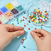 800Pcs 10 Colors Glass Beads GLAA-CJ0001-72-4