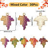 30Pcs Alloy Printed Pendants FIND-SC0012-40-2