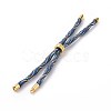 Nylon Cord Silder Bracelets MAK-C003-03G-17-1