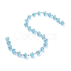 Handmade Electroplate Glass Beaded Chains AJEW-JB00529-06-2