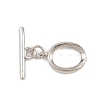 Oval Brass Toggle Clasps KK-G548-35P-1