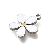 Brass Enamel Charms STAS-Q347-14P-02-1-2
