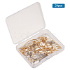Brass Stud Earring Findings KK-TA0007-75-5