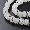 Handmade Bumpy Lampwork Beads Strands LAMP-T007-16C-4