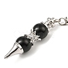 Natural Black Onyx Pointed Dowsing Pendulums G-K338-29P-07-3