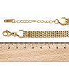 Ion Plating(IP) 304 Stainless Steel Mesh Chain Bracelet BJEW-G669-14G-5