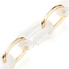 Handmade Acrylic & Aluminium Cable Chains AJEW-JB00560-05-2