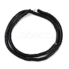 Baking Paint Electroplated Synthetic Non-magnetic Hematite Beads Strands G-H072-L01-01-2