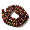 Natural Rainbow Tiger Eye Beads Strands G-NH0002-D03-03-3