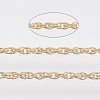 Soldered Brass Coated Iron Rope Chains CH-T002-04LG-1
