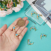 8Pcs Eco-Friendly Brass Enamel Pendants KK-BBC0008-76-3