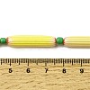 Handmade Lampwork Chevron Beads LAMP-Z019-01-07-3