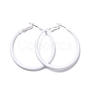 Alloy Big Hoop Earrings for Women EJEW-M201-01F-1