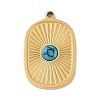 Synthetic Turquoise Pendants STAS-M080-06G-1