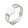 316 Stainless Steel Pad Ring Settings X-STAS-D375-03P-1