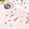 120Pcs 7 Styles Handmade Lampwork Beads LAMP-SC0001-59-3