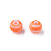 Opaque Striped Acrylic Beads MACR-S373-27D-04-2