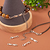 4 Sets 2 Styles Double 925 Sterling Silver Lobster Claw Clasps FIND-TA0002-22-8
