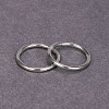 316L Surgical Stainless Steel Hoop Cartilage Earrings WGB51CA-34-1
