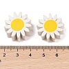 Spray Painted Wood Beads WOCR-PW0003-75A-2