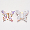 Transparent Acrylic Pendants TACR-R140-06G-2