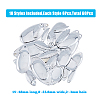 60Pcs 10 Style Teardrop & Horse Eye & Oval Iron Fishing Lures DIY-FH0005-25-2