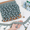Curtain Plastic Beaded Fringe Trim OCOR-WH0090-69C-3