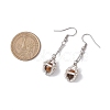 Glass Seed Beads Dangle Earrings EJEW-MZ00350-03-3