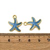 304 Stainless Steel Enamel Pendants X1-STAS-L299-19G-05-3