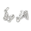 SHEGRACE Brass Pave Clear Cubic Zirconia Pendants XGRQ3Q974-628P-B-2