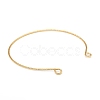 Brass Cuff Bangles KK-D160-01G-1