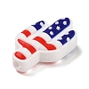Independence Day Silicone Focal Beads LS-SIL-R147-01B-2