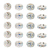 Cheriswelry 100Pcs 4 Styles Pave Disco Ball Beads RB-CW0001-01-2