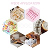 Polyester Imitation Burlap Packing Pouches Drawstring Bags X-ABAG-R005-9x7-M-7