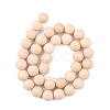 Natural Fossil Beads Strands X-G-E110-10mm-2-3