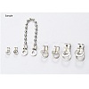 Tarnish Resistant 304 Stainless Steel Ball Chain Connectors STAS-R089-04-3
