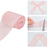 3 Rolls 3 Colors Polyester Chiffon Ribbon OCOR-CY0003-74-6
