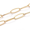 Soldered Brass Paperclip Chains CHC-G005-24G-4