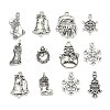 Christmas Mixed Style Tibetan Style Alloy Pendants TIBEP-F040-02AS-1